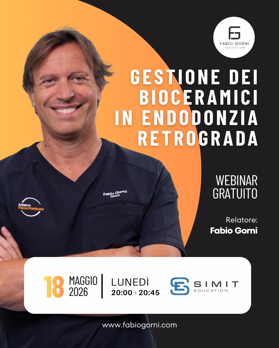 Endodonzia chirurgica — webinar Fabio Gorni